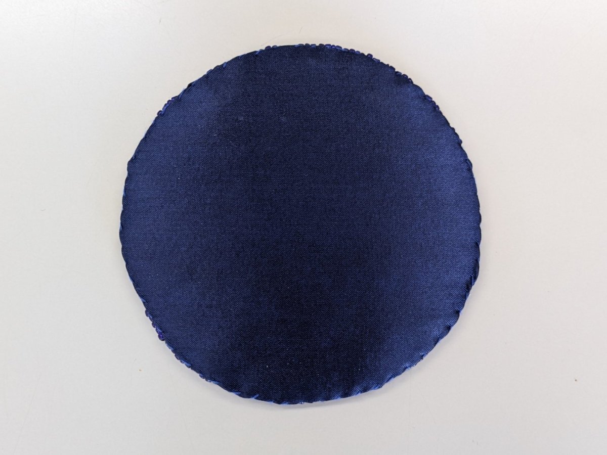 画像2: 手作りビーズコースター/ブルー（数量限定） (2)